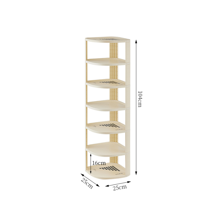 Suport incaltaminte multifunctional pentru colt cu 7 rafturi SHYE-6772-7 [2]