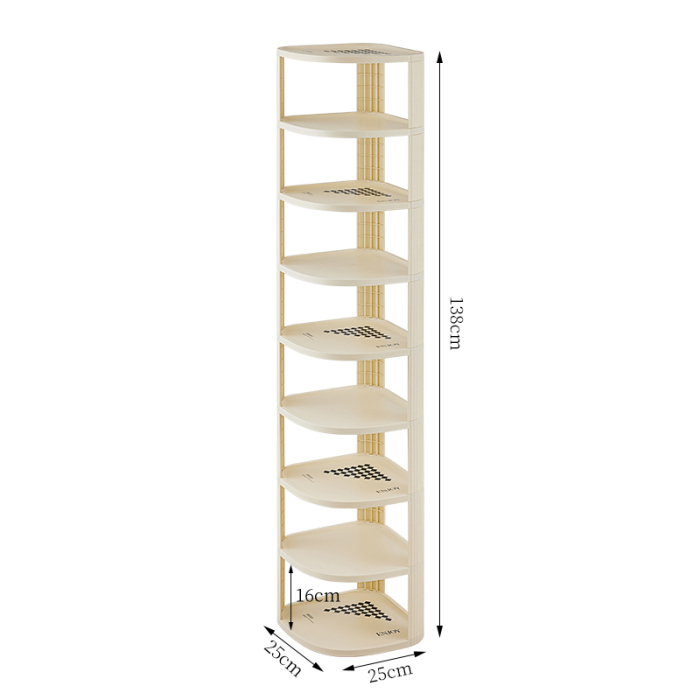 Suport incaltaminte multifunctional pentru colt cu 9 rafturi SHYE-6772-9 [2]