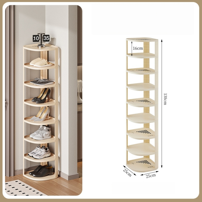 Suport incaltaminte multifunctional pentru colt cu 9 rafturi SHYE-6772-9 [3]