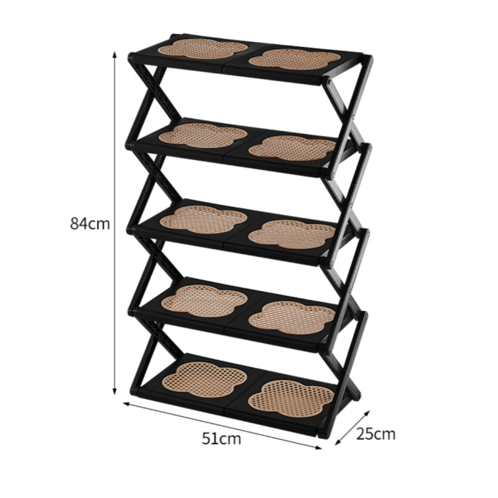 Suport incaltaminte pliabil multifunctional cu 5 rafturi SHYE-6960-5 [3]