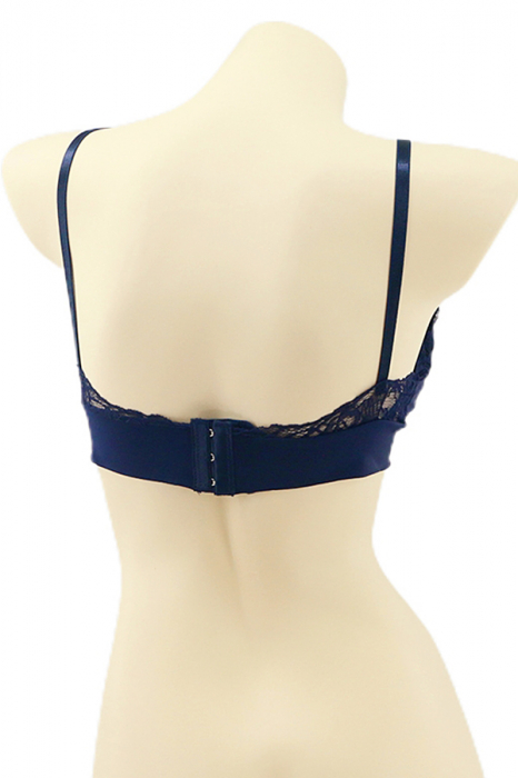 Sutien cu insertii dantela YAN-185bleumarin [2]