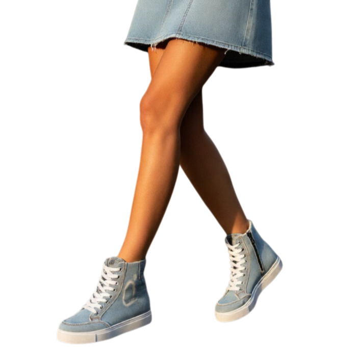 Tenisi inalti Q983albastru [2]