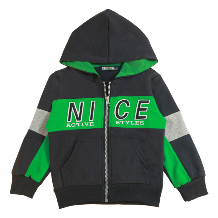 Trening cu gluga 3 piese Y-660verde [4]