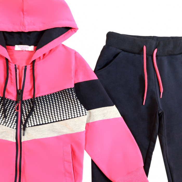 Trening cu gluga 2 piese Y-326fucsia [2]