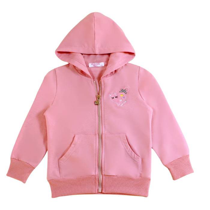 Trening cu gluga 2 piese si mini rucsac Y-323roz deschis [8]