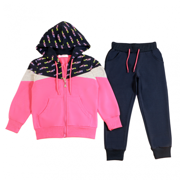 Trening cu gluga 2 piese Y-327fucsia [1]