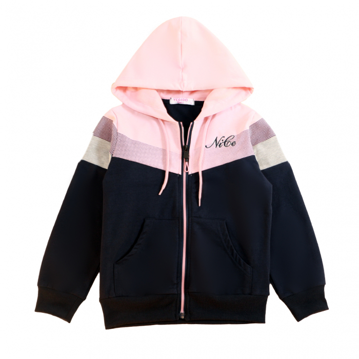 Trening cu gluga 2 piese Y-332roz deschis [4]