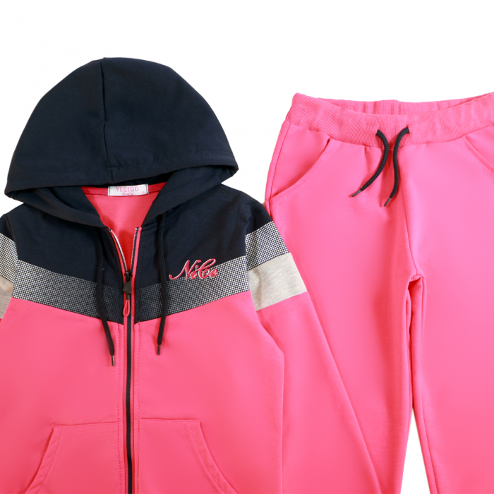 Trening cu gluga 2 piese Y-332fucsia [2]