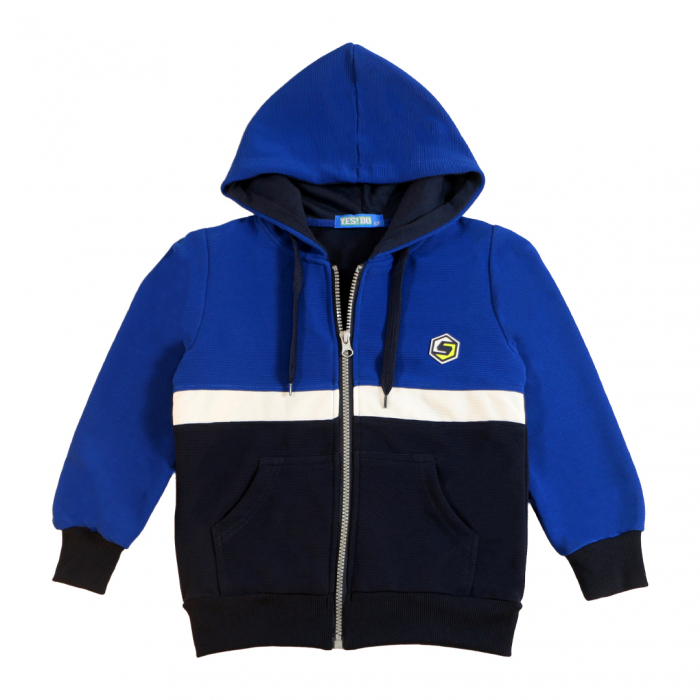 Trening cu gluga 3 piese Y-623albastru [4]
