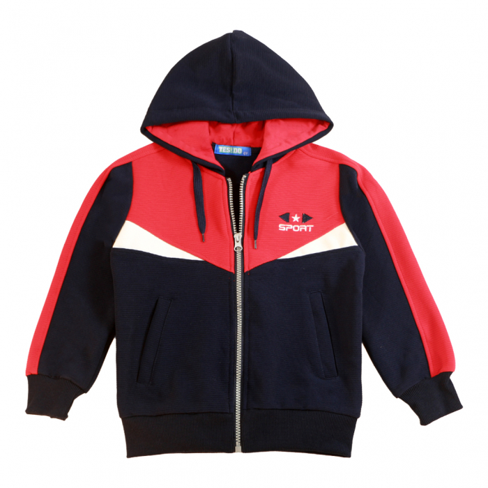 Trening cu gluga 3 piese Y-627rosu [6]