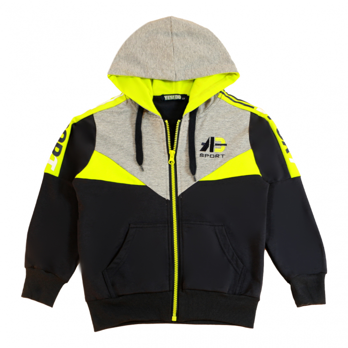 Trening cu gluga 3 piese Y-668gri [4]