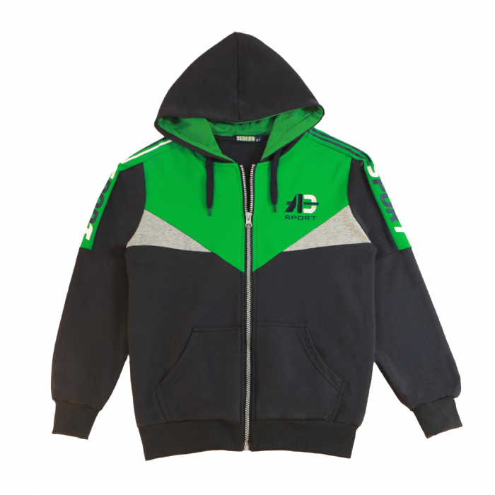 Trening cu gluga 3 piese Y-668verde [7]