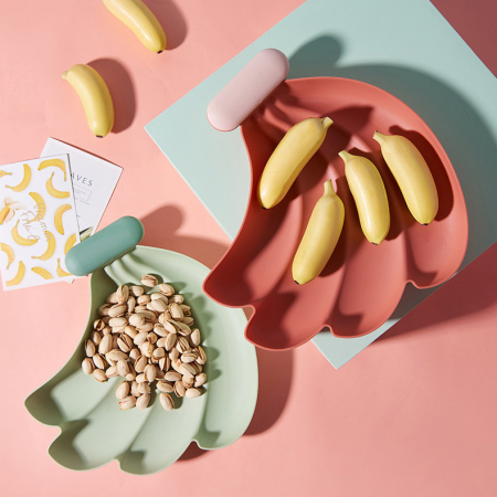 Articole casă - Farfurie din plastic in forma de banane 6238