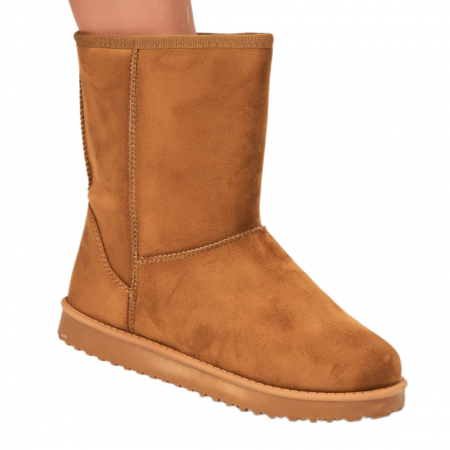 Cizme - Cizme imblanite B21-168camel