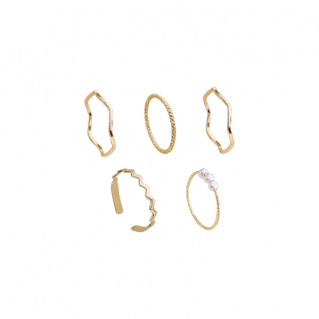 Bijuterii - Set 5 inele aurii YS-ND-000139auriu