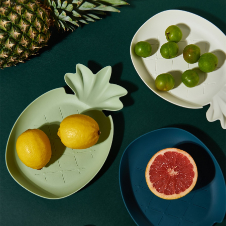Accesorii și veselă - Farfurie de plastic in forma de ananas 6233