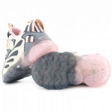 Pantofi sport de copii - Pantofi sport Z-82Bgri/roz