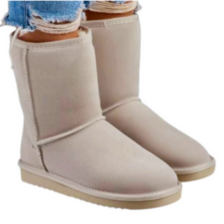OFERTĂ SPECIALĂ - Cizme imblanite B21-168bej