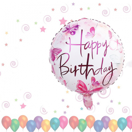 Baloane - Balon roz din folie 063912