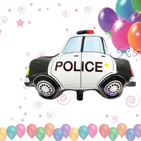 Baloane - Balon folie in forma de masina de politie 063918