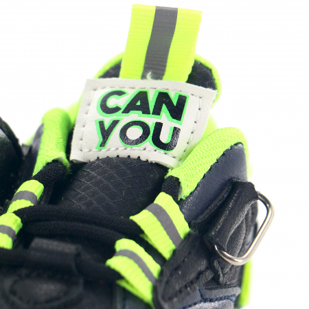 Pantofi sport de copii - Pantofi sport Z-82Cnegru/verde