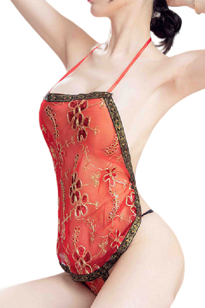 Body-uri - Set lenjerie erotica, body si chiloti tanga YML1142