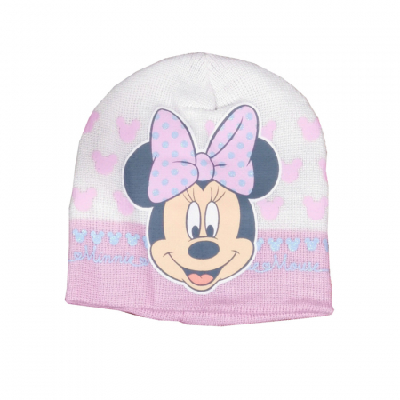 Căciuli, șepci si pălării - Caciula tricotata cu Minnie Mouse RH4260roz deschis