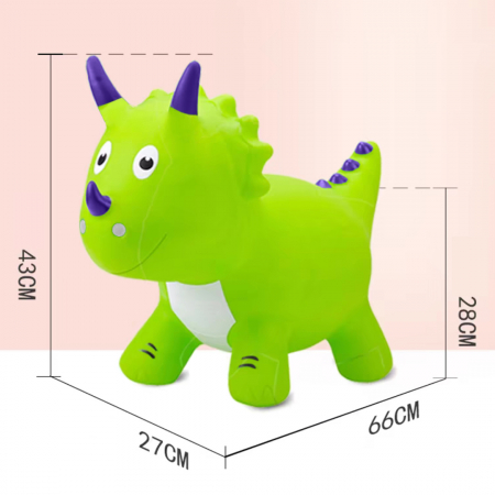 Jucării - Animalut de sarit gonflabil D12218-04verde