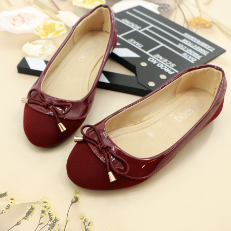 Pantofi de copii - Balerini 7589-1visiniu