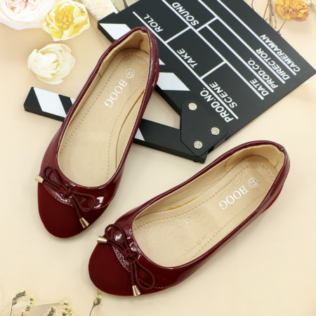 Pantofi de copii - Balerini 7589-1visiniu