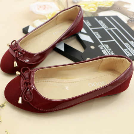 Pantofi de copii - Balerini 7589-1visiniu
