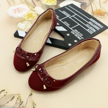 Pantofi de copii - Balerini 7589-1visiniu
