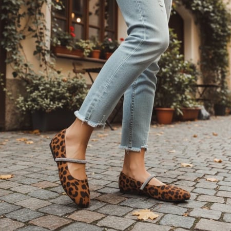 Damă - Balerini A-14leopard