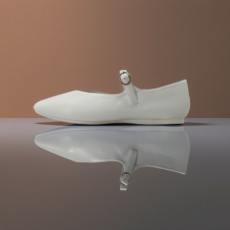 Damă - Balerini A-10alb