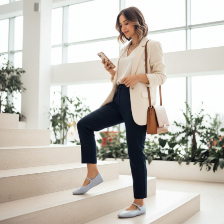 Balerini A-10albastru [9]