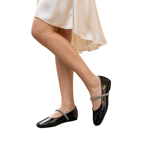 Damă - Balerini A-13negru