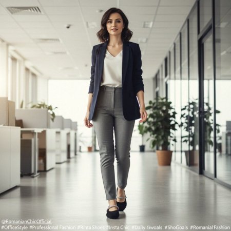 Damă - Balerini A-14negru