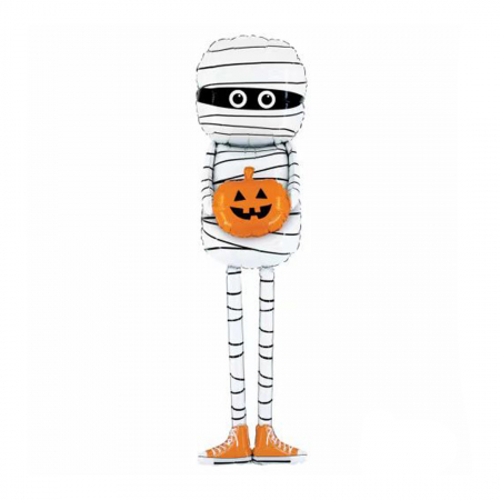 Baloane - Balon folie pentru decor Halloween ' Mumie cu dovleac ' 125 x 200 cm LY-2439-29