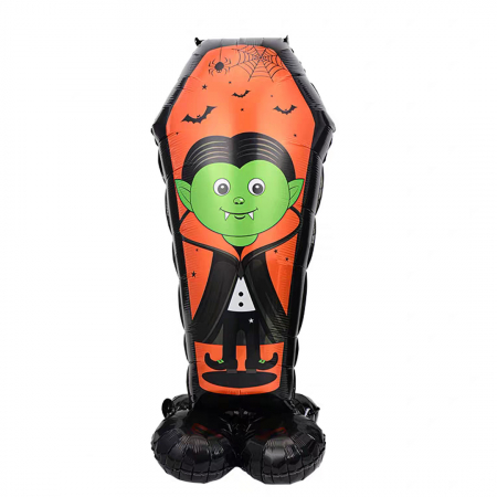 Articole party - Balon cu stativ pentru decor Halloween ' Vampir ' 57 x 99 cm LY-2439-3portocaliu