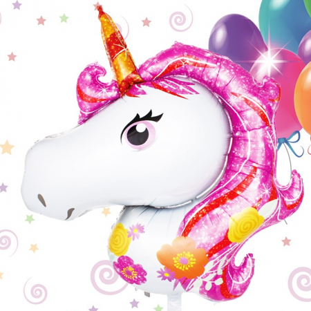 Baloane - Balon folie in forma de unicorn 076668
