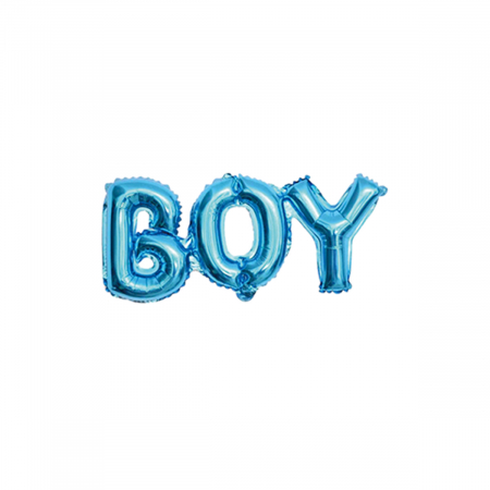 Baloane - Balon din folie de aluminiu ' Boy ' 220265-B 25X70 cm