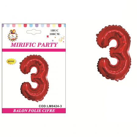 Articole party - Balon din folie de aluminiu 100 cm LM0424