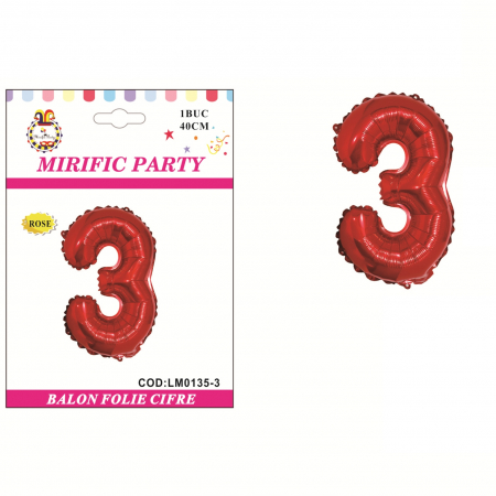 Articole party - Balon din folie de aluminiu 40 cm LM0135