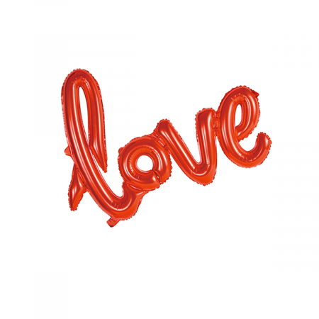 Baloane - Balon din folie de aluminiu decor iubire ' Love ' 100 x 90 cm LM0544