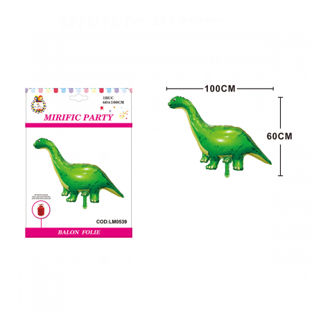 Articole party - Balon din folie de aluminiu figurina ' Dinozaur ' 60 x 100 cm LM0539