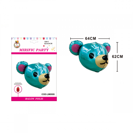 Articole party - Balon din folie de aluminiu figurina ' Ursulet ' 64 x 62 cm LM0555