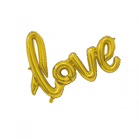 Articole party - Balon din folie de aluminiu decor iubire ' Love ' 100 x 90 cm LM0542