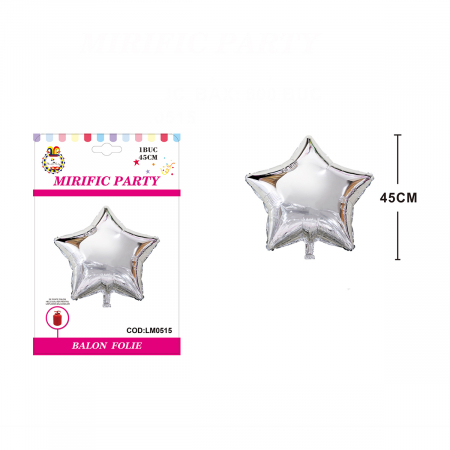 Balon din folie de aluminiu figurina ' Stea ' LM0515