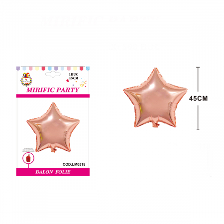 Articole party - Balon din folie de aluminiu figurina ' Stea ' LM0518