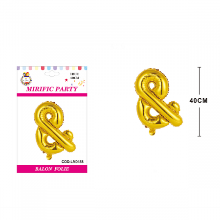 Articole party - Balon din folie de aluminiu figurina ' & ' LM0458
